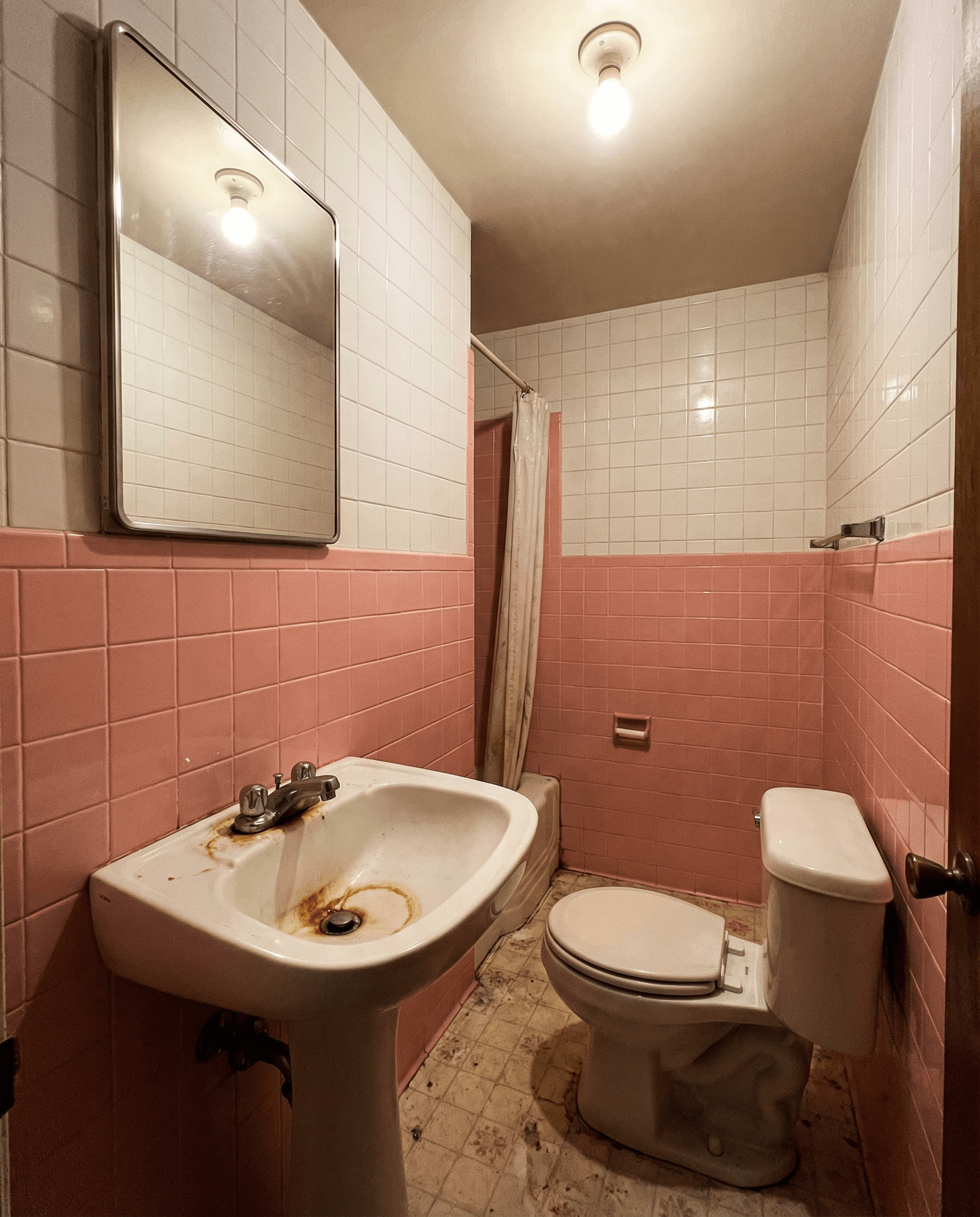 SMALL BATHROOM Before - Bathroom Renovation