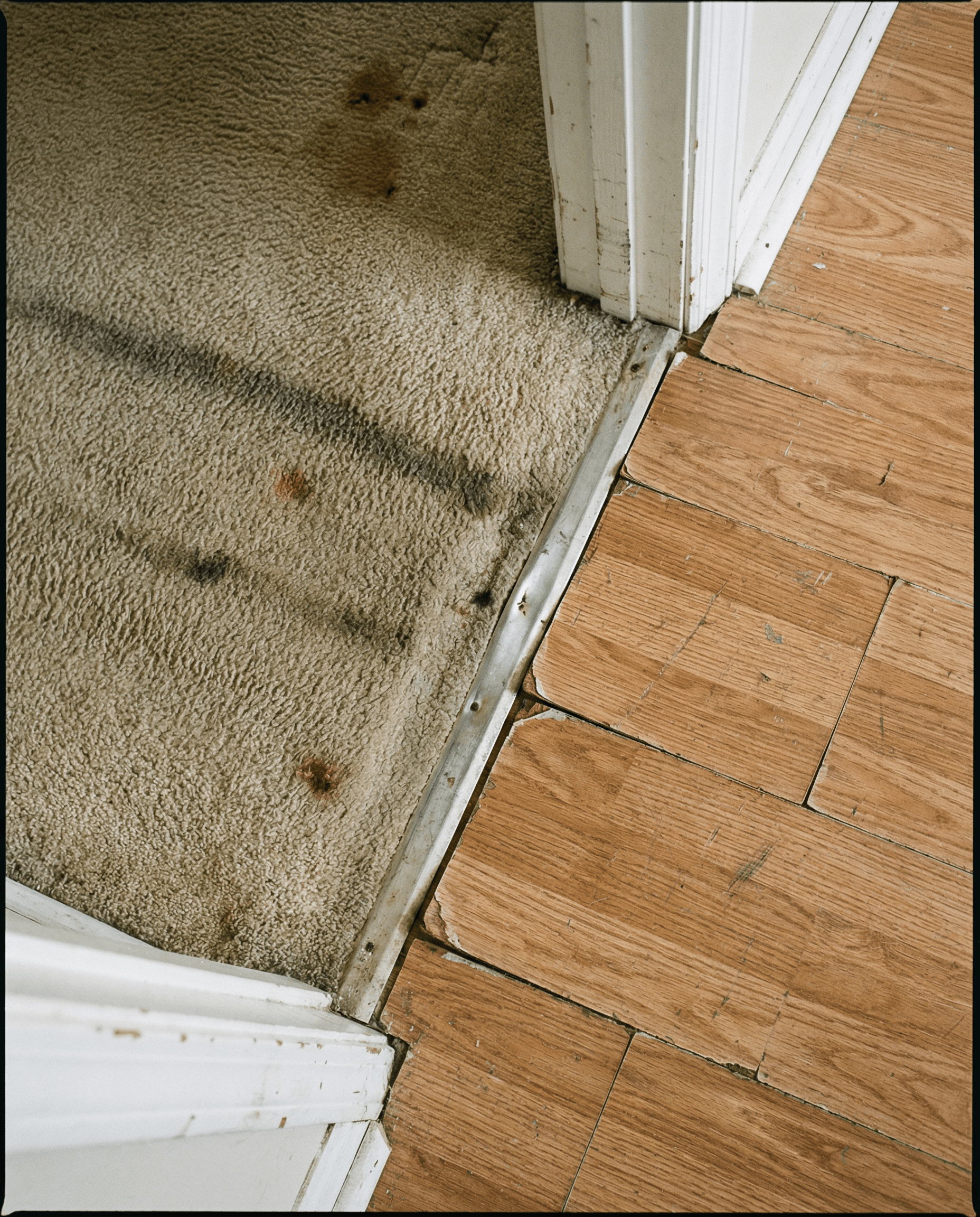 NEW FLOORING Before - Flooring Install